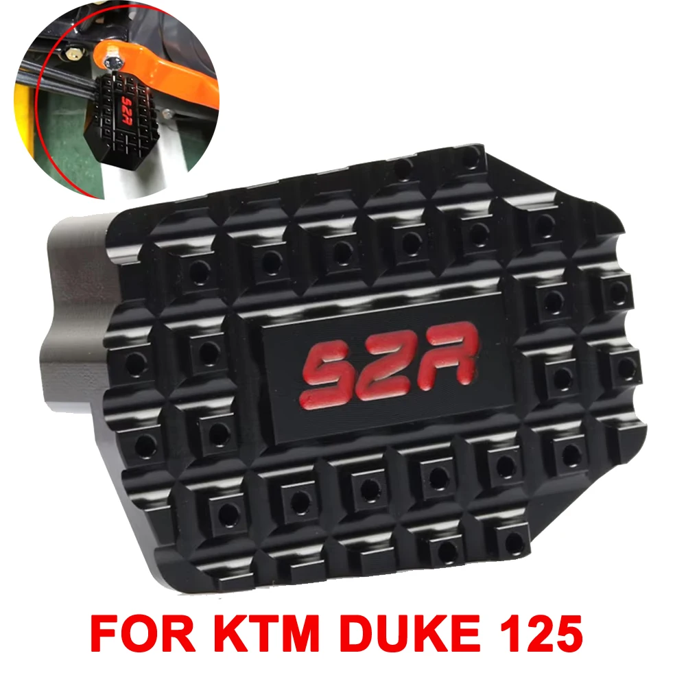 الملحقات الخلفية القدم الفرامل رافعة دواسة موسع الفرامل أوتاد القدم وسادة تكبير تمديد ل KTM DUKE 125 200 250 390 DUKE RC390