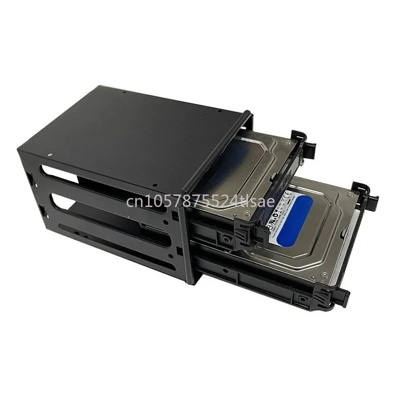 2 3 4 5 8-tier Hard Drive Bracket 3.5-inch Mechanical Hard Drive Cage Non-removable SSD Bays