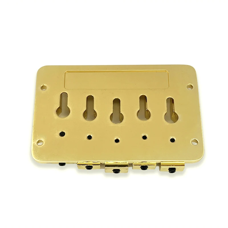 

Separated Saddle 5-String Bass Bridge 92.5x60MM String Body Through String Spacing 15MM Bass Fixed Bridge