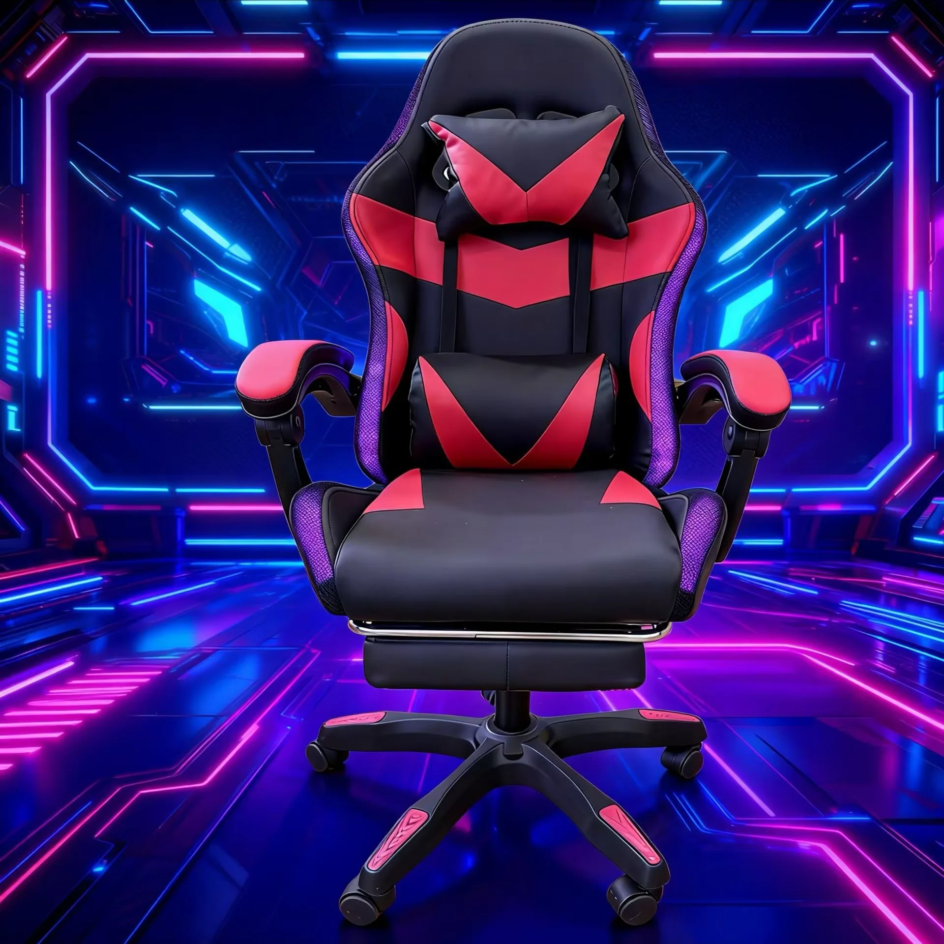 Esports Gaming Chair - Esports chair with color-contrasting design and
