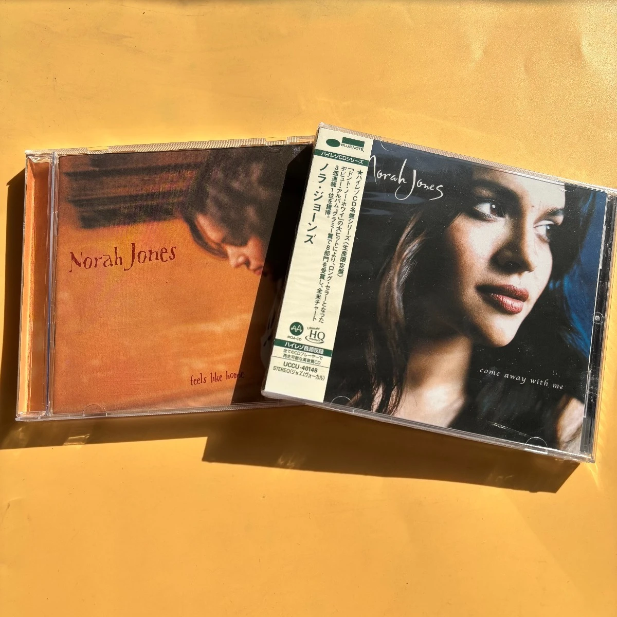 

Norah Jones Feels Like Home & Come Away with Me 2CD Set, Jazz Pop Music Album Audio Disc