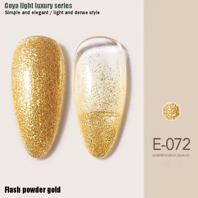 Sequins Long-lasting Shine Eye-catching Sparkly Holiday Nails Nail Art Rising Star Semi Permanent Professional Salon Finish