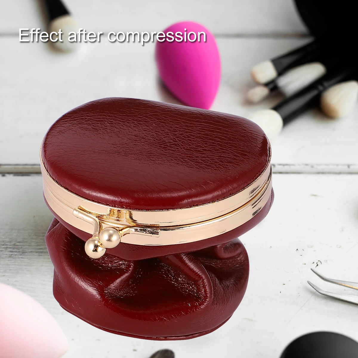 

1pc Mini Bag Portable Makeup Storage Bag For Small Items Cute Lipstick Pouch Color Easy Carry Daily Use School