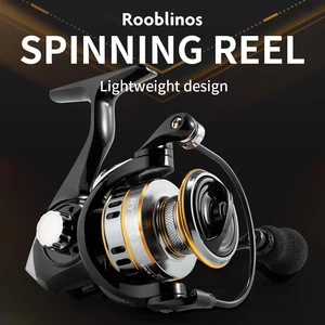 Rooblinos Ry Spinning Fishing Reel, Salt Water and Fresh Water, Metal Frame, Soft and Sturdy, High Speed, Spinning 10 Main Carrela Sales - №8