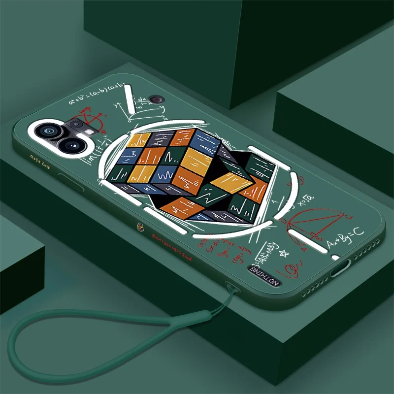 Square Phone Case for Nothing Phone 1 Soft Case Liquid Silicone Soft Nothing Phone 1 Protective Case
