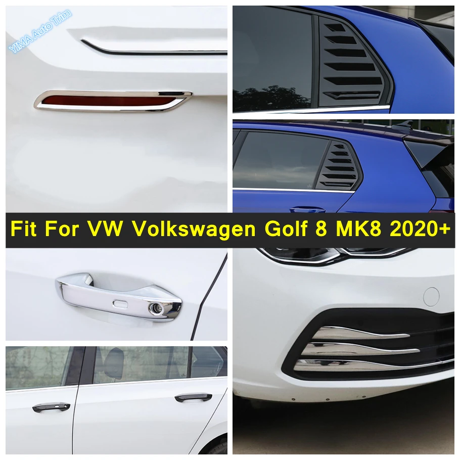 

Car Foglight Fog Lamp / Door Handle Catch Cap / Window Louver Cover Trim Accessories For VW Volkswagen Golf 8 MK8 2020 - 2023