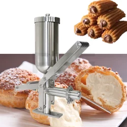 Chocolate Cake Cream Filling Machine For Paste Cookies Biscuit Puffs Bread Stuffed Jam Core Muffin Salad Injection Tool