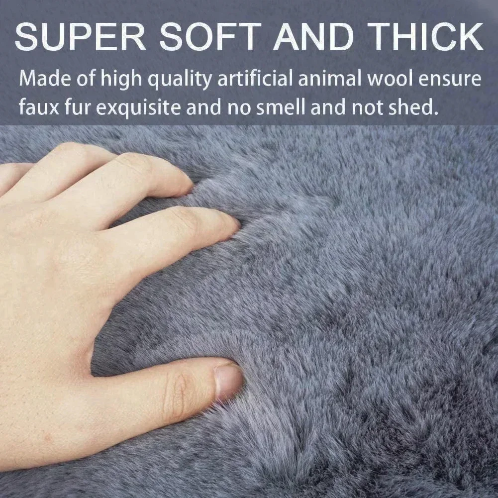 Car Seat Covers Set Fur Front Car Seat Cushion Faux Fur Universal Wool Car Seat Cover Winter Warm Plush Soft Sheepskin