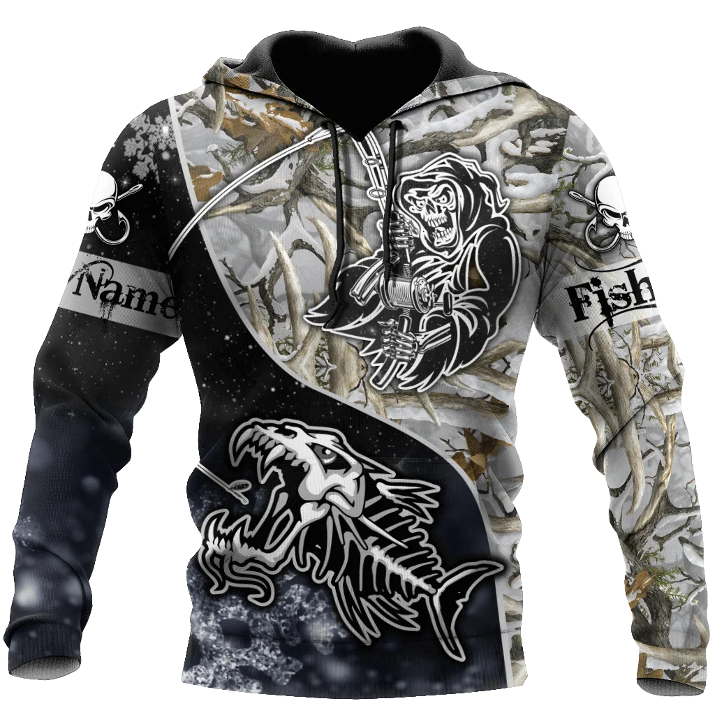 Fashion Field Fishing Hoodie pria berkemah Sweatshirt pria keren Y2k 3D Pullover kasual Harajuku cetak 3D pakaian Sudadera Hombre