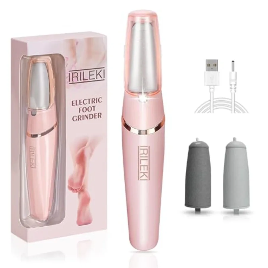 

Upgraded Electric Callus Removers for Feet: Rechargeable Portable Electronic Foot File Pedicure Tools for Dry and Dead Skin Rem