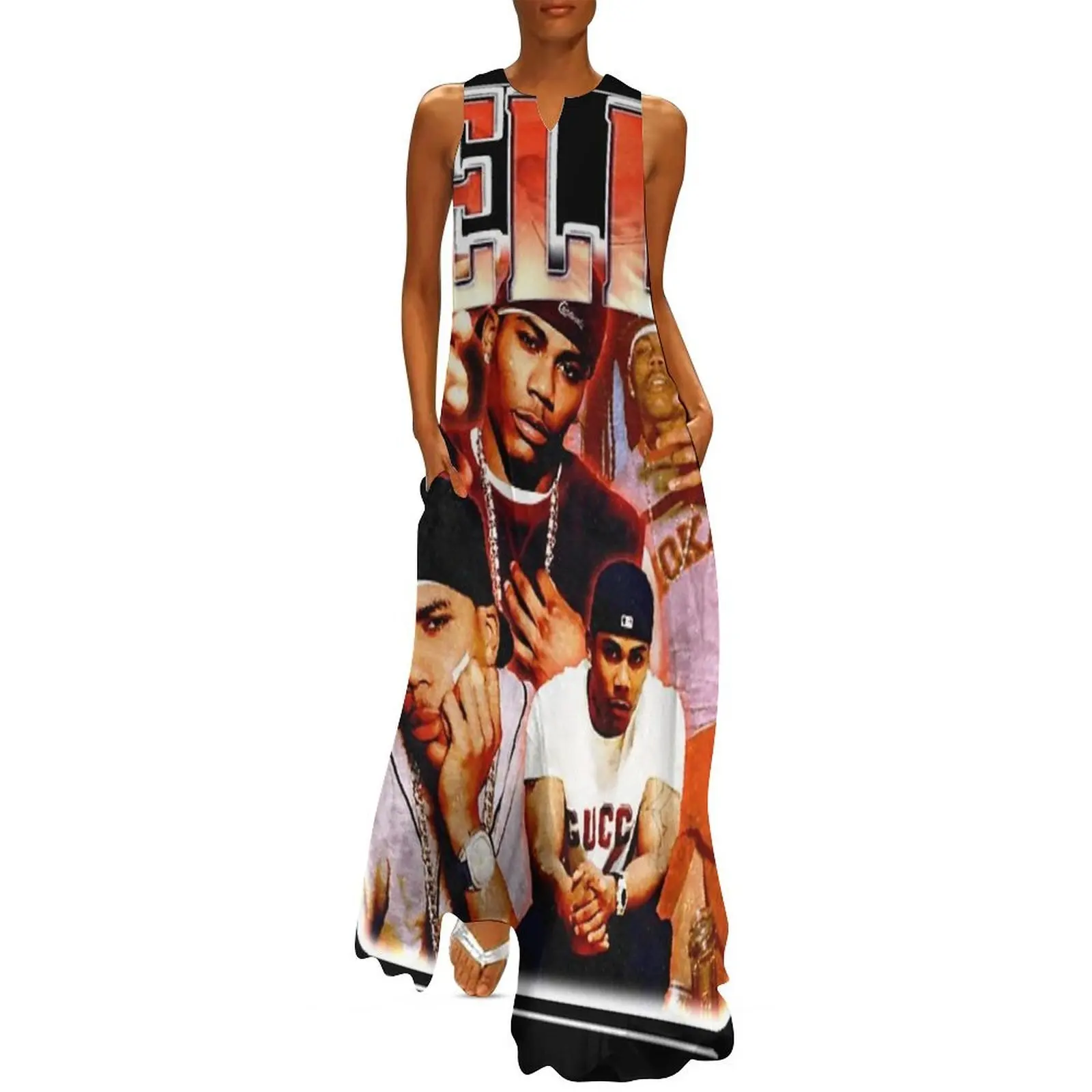 

Nelly 90s Vintage Classic Long Dress elegant party dress for women 2025 Party dresses for women Dress vintage