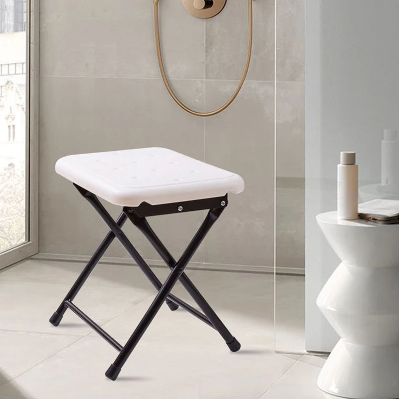 Shower Chairs Bathtub Chair Pliable Kitchen Stools Folding Bathroom Standing Vintage Stool Chaise Designer Portable Toilet