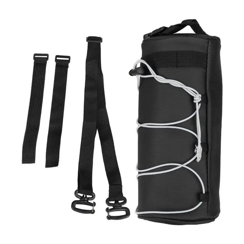 

A89E-Multifunction Handlebar Bag 2.5L Bicycle Frame Pannier Bag Portable Shoulder Waterproof Zipper Bike Accessories
