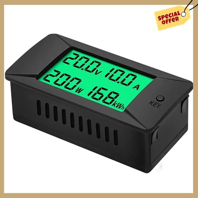 

Classy-Digitalvoltage Current Meter Power Detector Voltage Detector Monitor Tester DC0-300V 300A LCD Power Meter PZEM-025