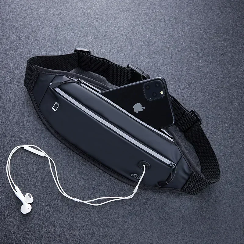 Sports Waist Bag Running Mobile Phone Bag Men Women Waterproof Invisible Pouch Gym Sports Bags Jogging Belt Waist Pack