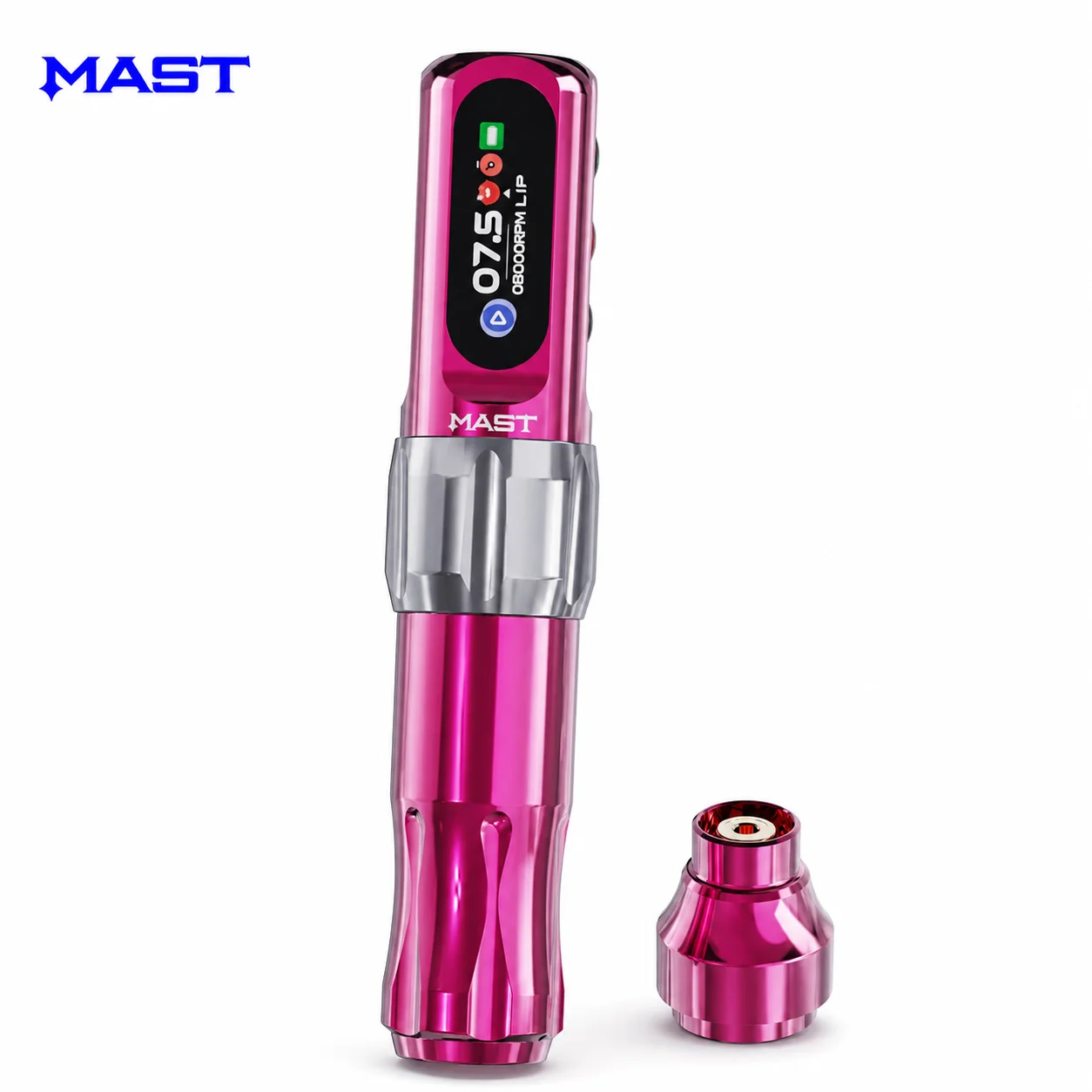 MAST Tour2 Pro Wireless PMU Machine 1-10V Low Voltage Start 5 Preset Modes 111g Lightweight for Brow Lips Eyeliner Fine Tattoo