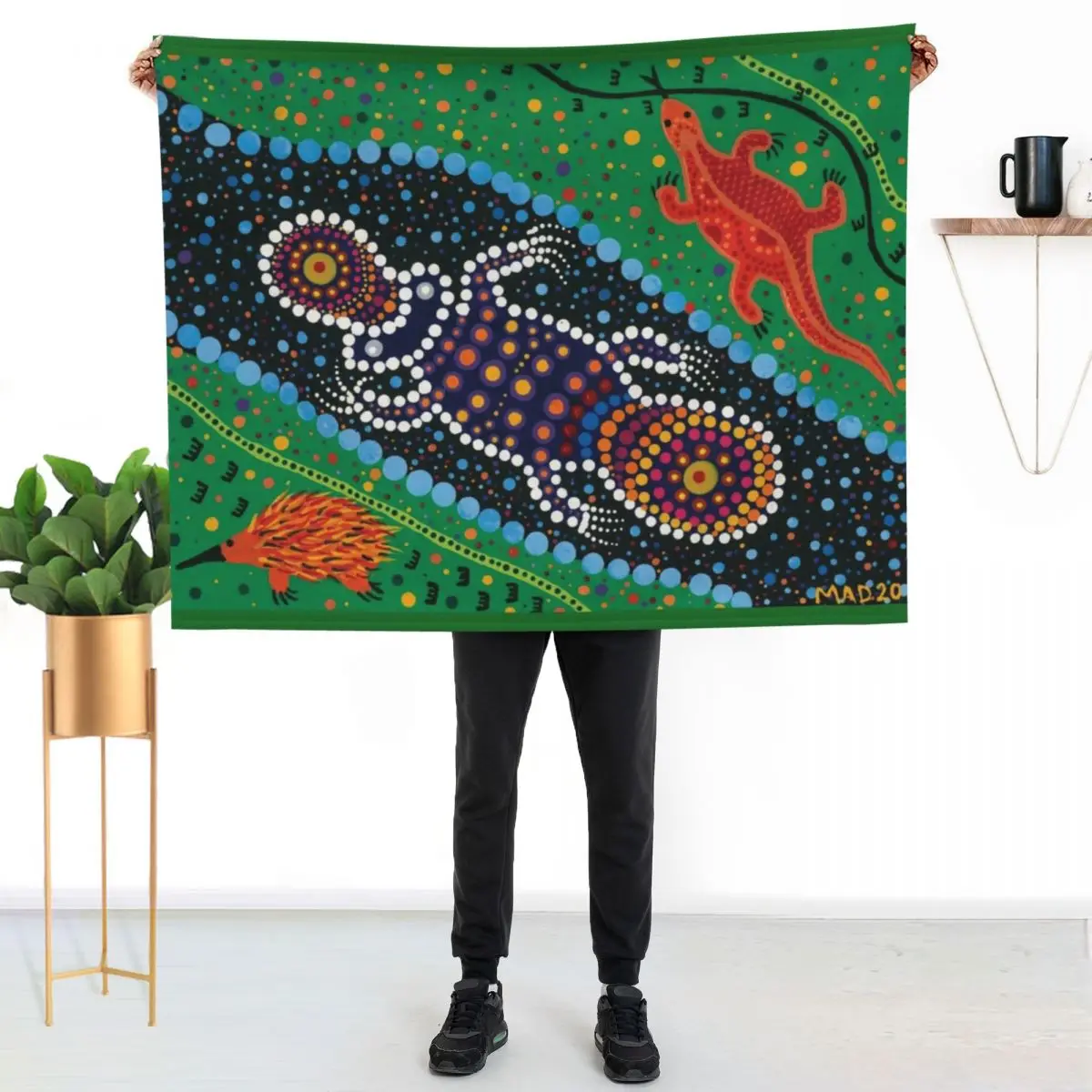

River Life Throw Blanket All Season Lightweight Soft Blanket for Bed