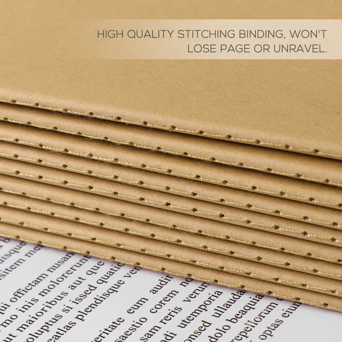 

10Pcs Retro Notebook Blank Unruled Kraft Paper Journal for Daily Diary Travel Sketch Poetry Creative Notes School Office