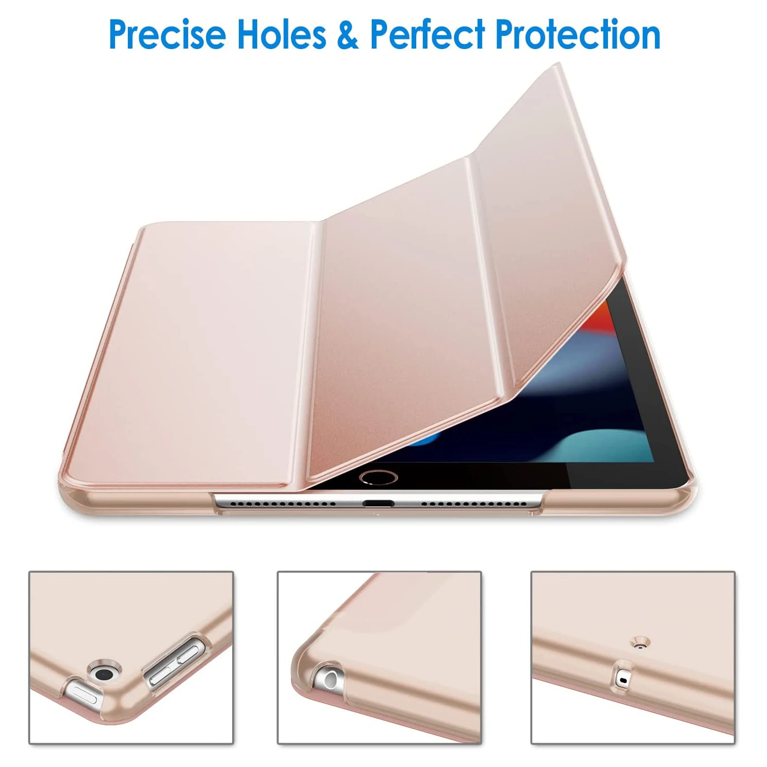 Funda transparente para iPad 2021 Mini 6 Pro 11 9a generación 10,2 2018 9,7 5a 6a Air 4 5 10,9 10.a PU PC