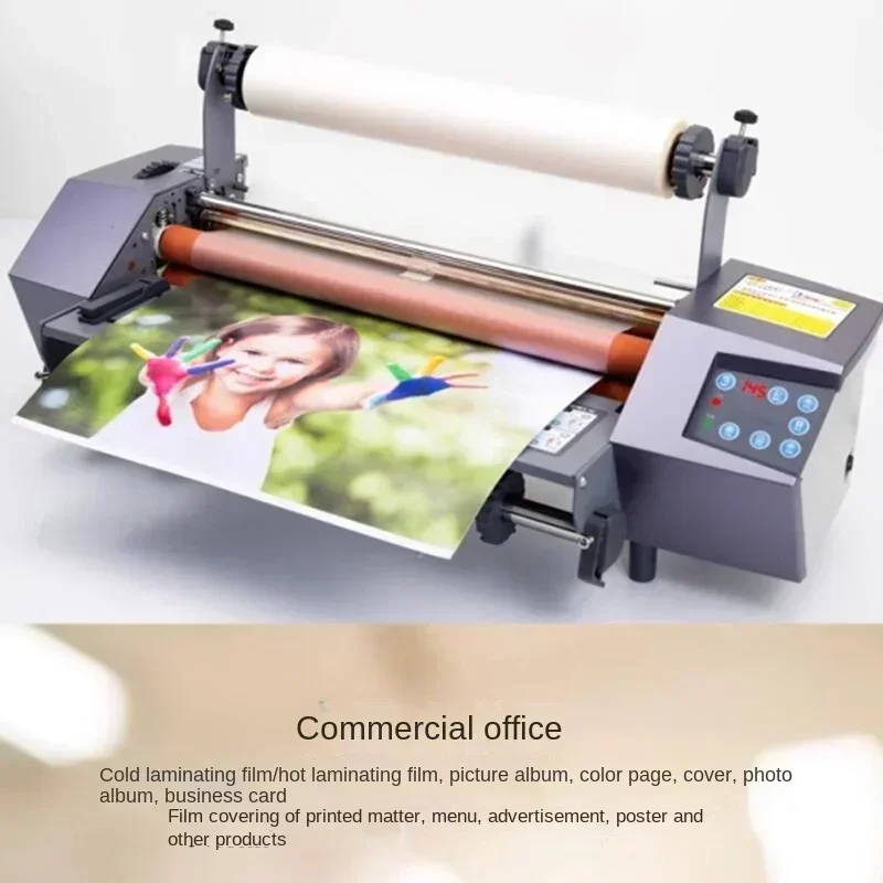 Single and Double-sided Photo Laminating Machine Hot Small Laminating Machine Automatic A 4/a 3 Small Advertisement Photo