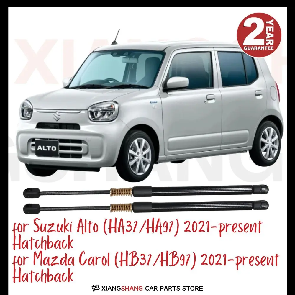 

2pcs Rear Tailgate Damper for Suzuki Alto (HA37/HA97) 2021-present Hatchback WITH SPRING Trunk Boot Gas Charged Gas Struts