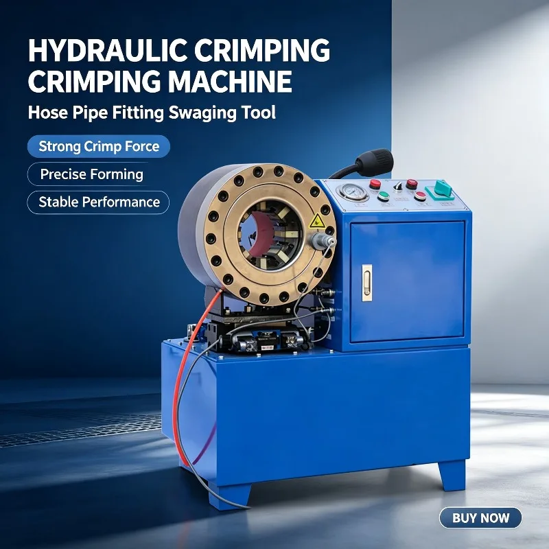 For Automatic Hydraulic Hose Crimping Machine Hose Locking & High Pressure Flushing Equipment