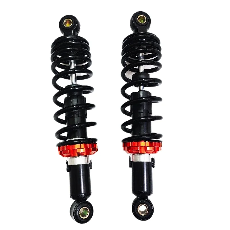 1pair 280mm 7mm Spring Universal Motorcycle Shock Absorber Rear Suspension for Ho nda Ya maha Su zuki Kaw asaki Bikes 50cc 100cc