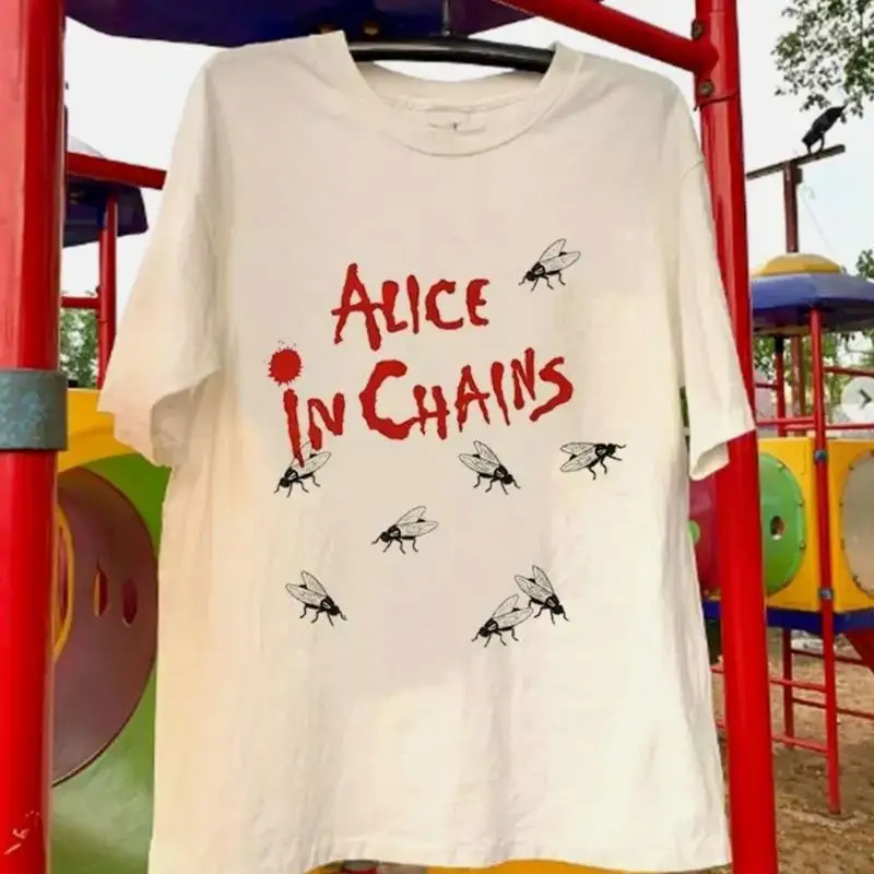 Camiseta blanca Alice in Chains Jar of Flies talla S 5XL