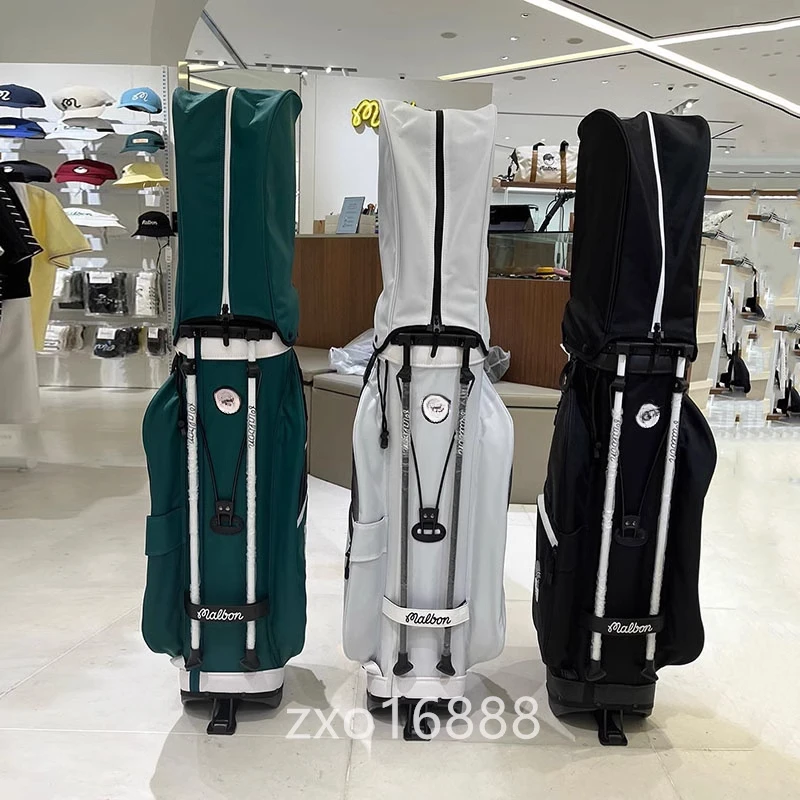 Tas Braket Golf Tas Bola Ringan Tahan Air Kapasitas Besar Tas Klub Penutup Topi Ganda Kain Oxford Wanita