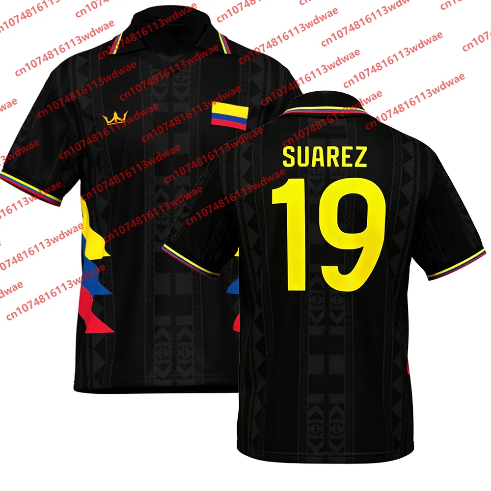 Colombia clothing Football Jersey Quick-Drying LUIS DIAZ 7 Jersey Outdoor football Retro Football Shirt Special Edition Kid Tee
