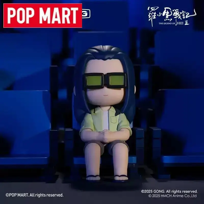 POP MART The Legend of Hei Daily Life 2-Serie Blind Box Spielzeug Kawaii Anime Actionfigur Überraschung Mystery Box Puppe Desktop-Modell