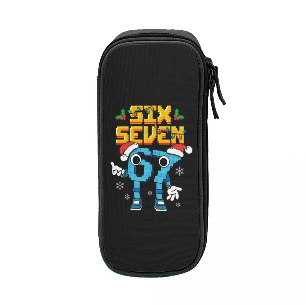 Funny Meme 67 Six Seven Christmas Pencil Case Pencilcases Pen Box for Student Bags School Supplies Stationery