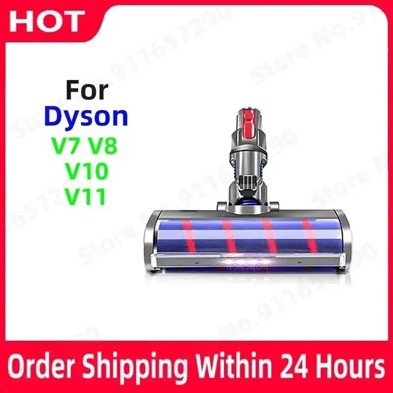 

Моторизованная насадка-щетка для пола для пылесосов Dyson V8 V7 V10 V11, роликовая насадка-щетка для пола, сменные аксессуары