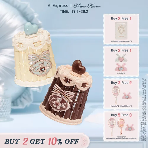 [NUEVO] Flower Knows The Sweetie Bear Collection Coating Lip Jelly