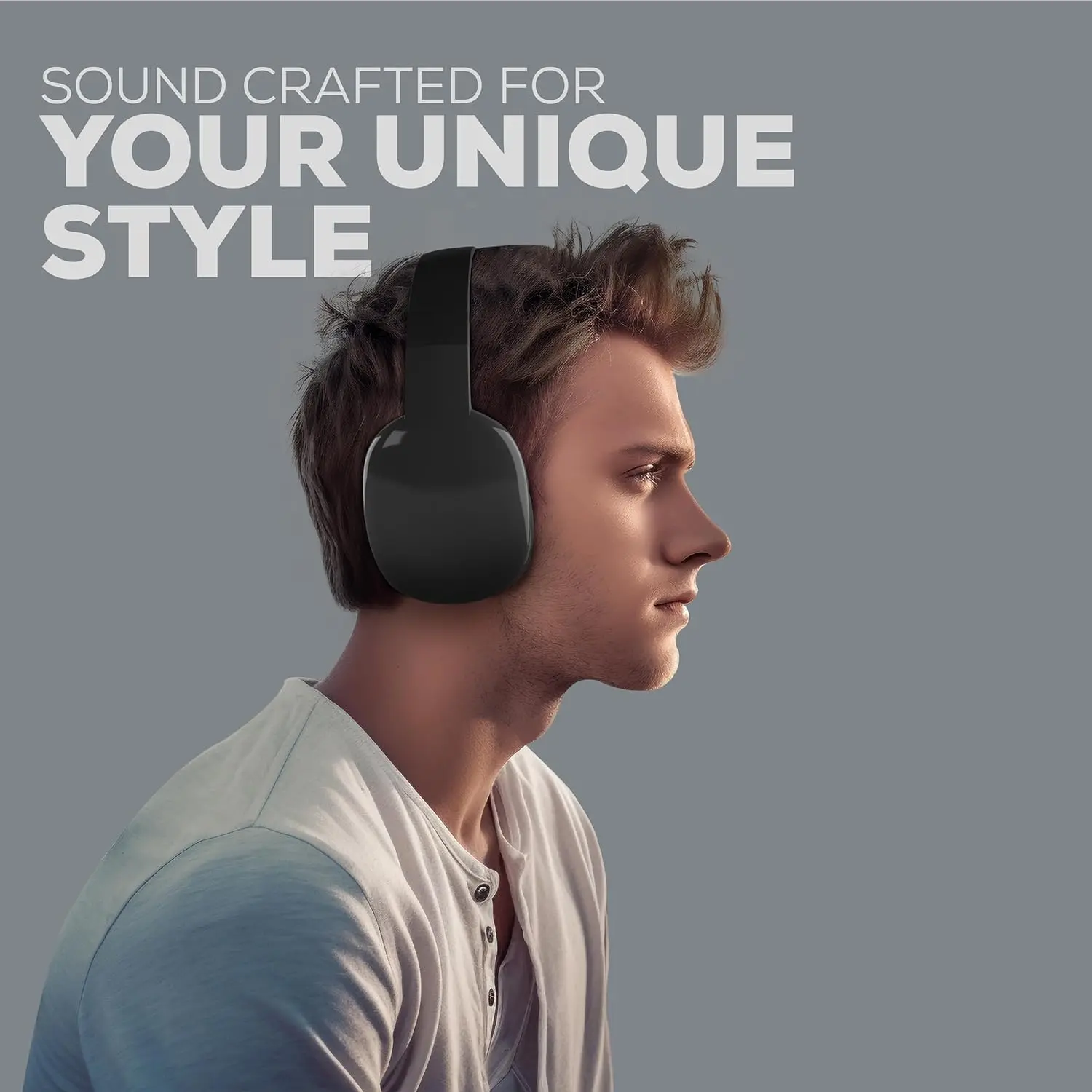 Cuffie Bluetooth wireless sopra l'orecchio Gabba Goods con microfono - Cuffie wireless - Riduzione del rumore - Bluetooth, cablate, costruite