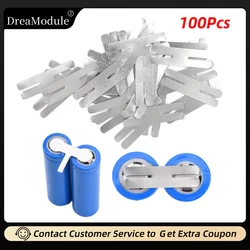100 stücke 18650 Lithium batterie Nickel blatt polygonale Batterie Nickel blatt für Punkts chweiß maschine Batterien Verbindungs blätter