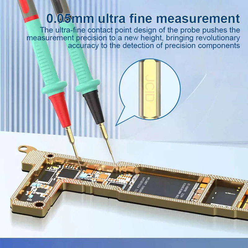 JCID ZF005 Ultra-Sharp Pin-Type Digital Multimeter Pen Highly Precision Flexible Current Voltage Measurement Test Lead Wire