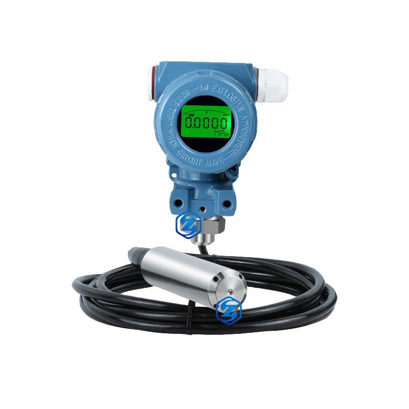 0-5v LCD Display Liquid Oil Fuel Tank Level Transmitter Split Type Sewage Waste Water River 5m Level Sensor Transducer