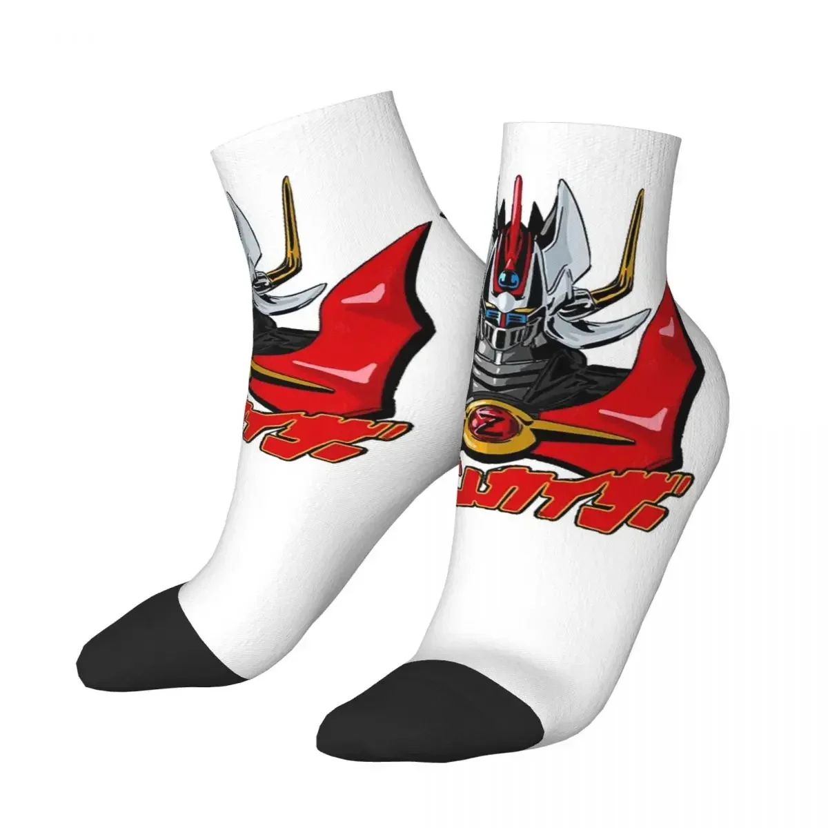 Mazinger Z Goldorak Actarus Grendizer Mask Socks Harajuku Super Soft Stockings All Season Socks Accessories for Man's Woman's