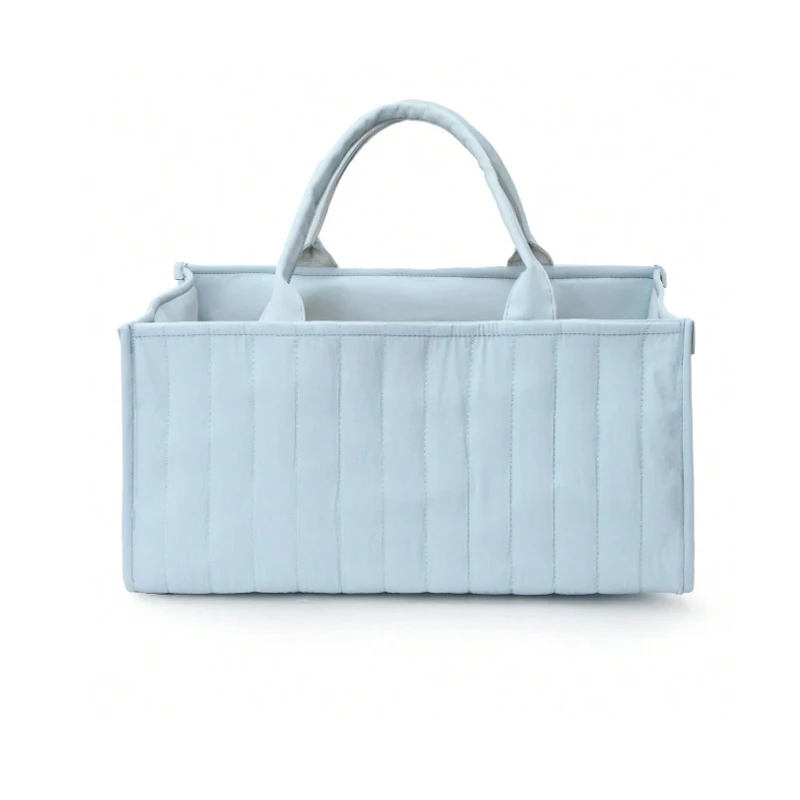 Sac à couches pour maman et bébé, grande capacité, étanche et portable, sac d\'épissage à grille en diamant, littérature