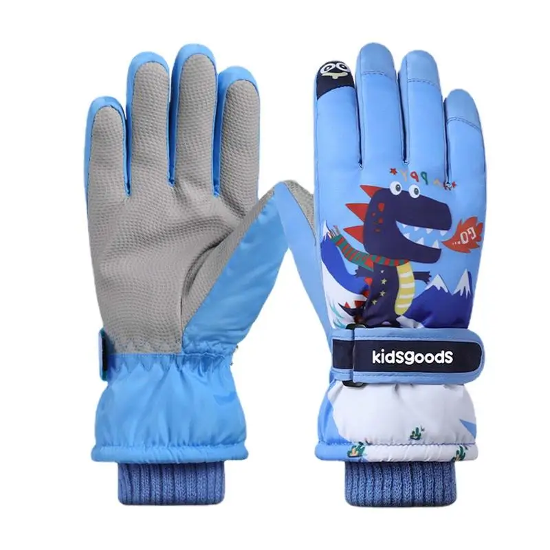 

Kids Winter Gloves Thermal Kids Gloves Winter Cold Weather Kids Gloves For Skiing Snowboarding Fits Boys And Girls Aged 6-12