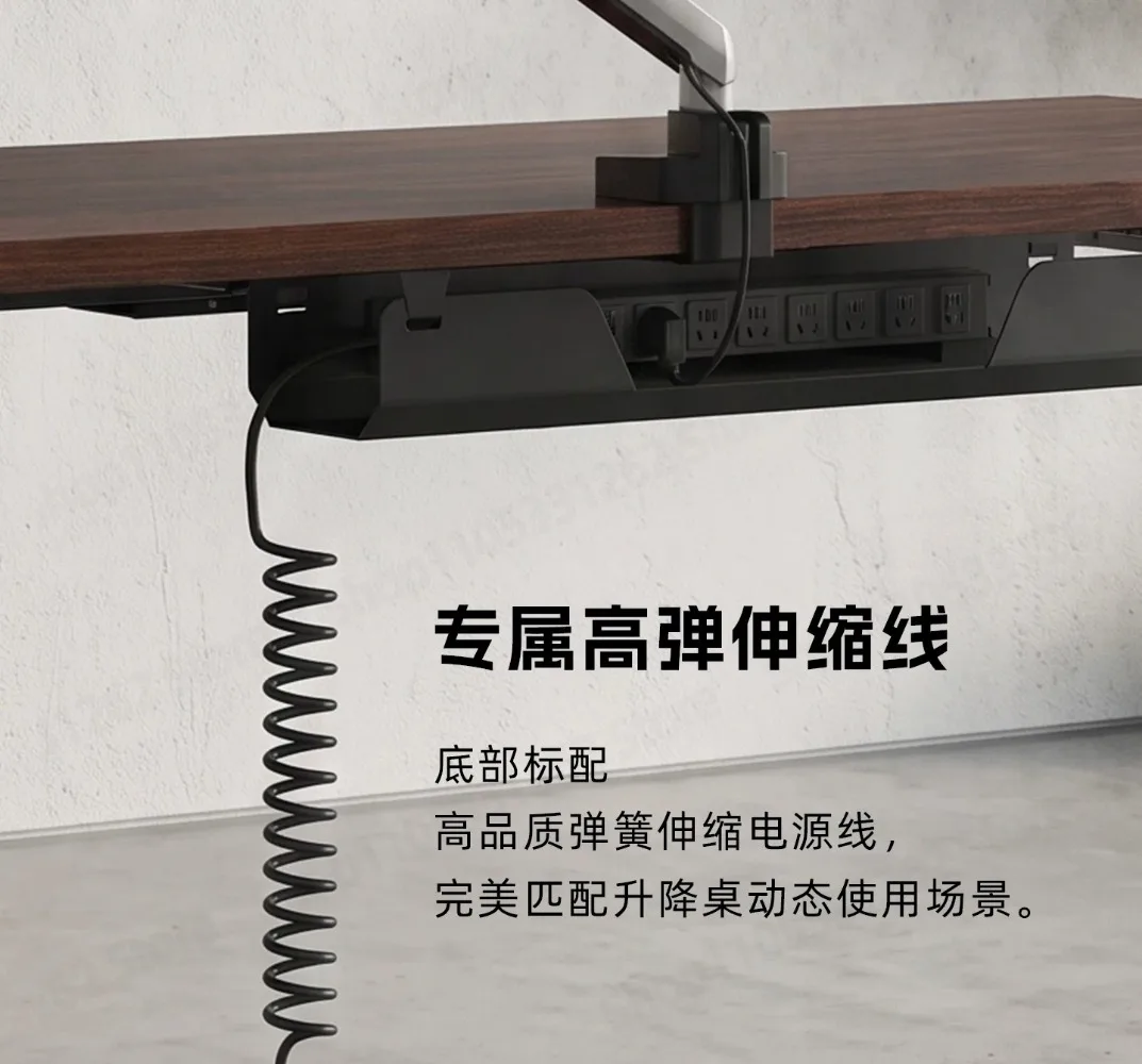 Standing desk cable management tray gaming desk under cable box cable organizer computer desk storage hub socket