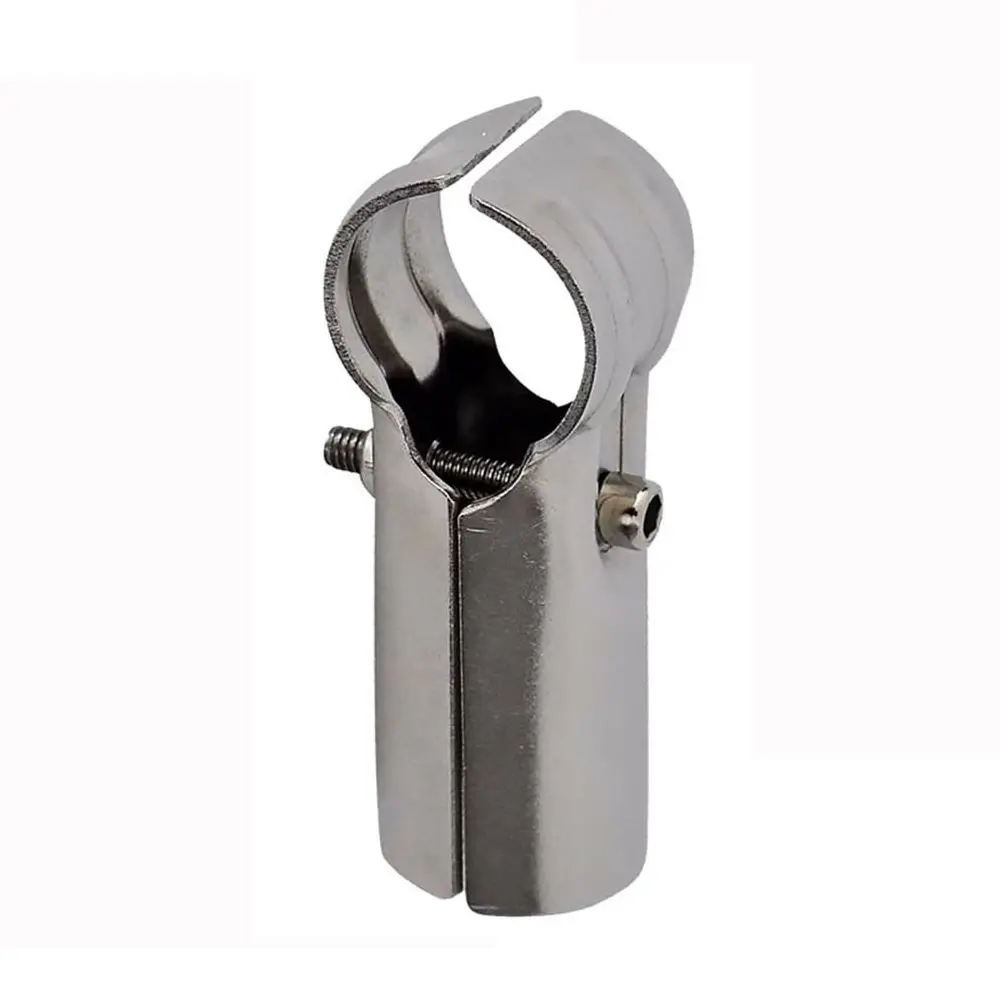 Pipe Joint Stainless Steel Tube Connector Rod Support Clothes Display Rack Round Fixed Clamp Practical Furniture Hardware