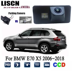 Reverse camera For BMW E70 X5 2006~2018 2008 2009 2012 2015 2016 CCD Night Vision Rear View Camera/license plate camera Backup