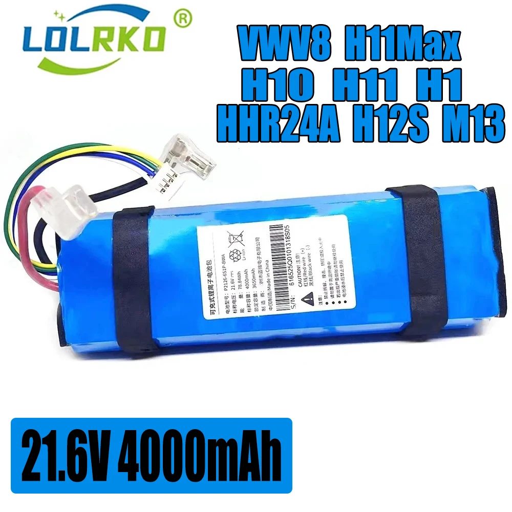 

New 4000mAh Lithium-ion Battery Suitable for Dreame H12 Pro Cordless Wet and Dry Smart Vacuum Cleaner Replacement Battery Pack