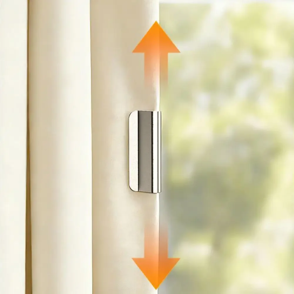 Magnetischer Vorhangverschluss, Abnehmbarer Vorhang-Fixierclip, Lichtschutz, Fensterdekoration, Magnetische Schnalle – Detail 5