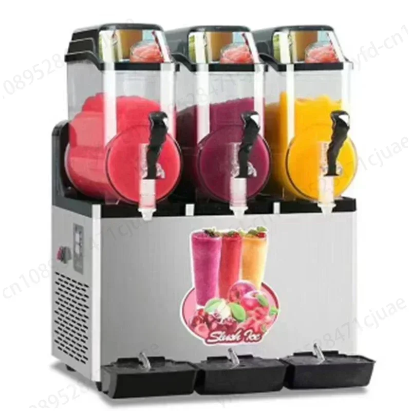 12L*3 Slush Machine Commercial Snow Melting Machine One Two Three Cylinder Fully Automatic Sludge Machine