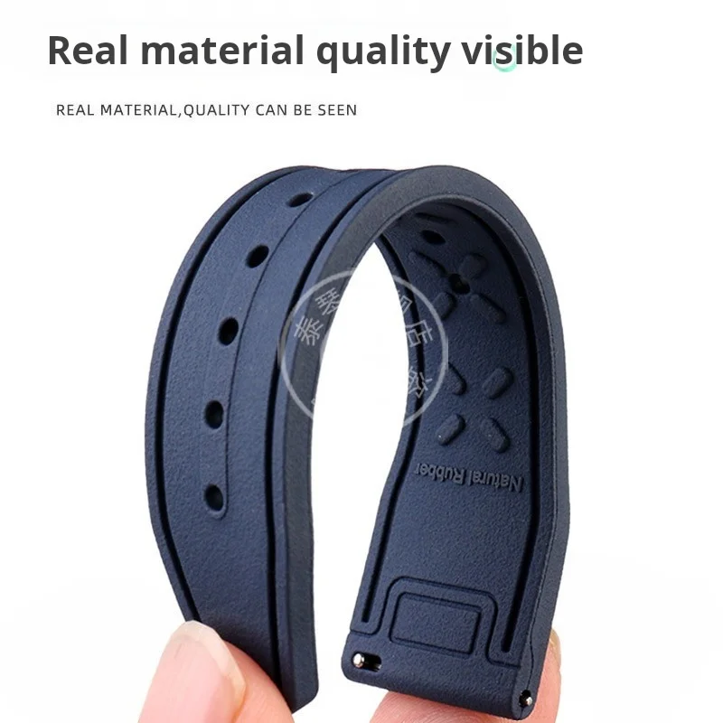 حزام ساعة مطاطي فلورو سريع التحرير ، حزام ساعة لبريتلينغ ، سوبر أوشن ، ذئب أصفر ، لون المنتقمون ، رجال ، 20 ، 22