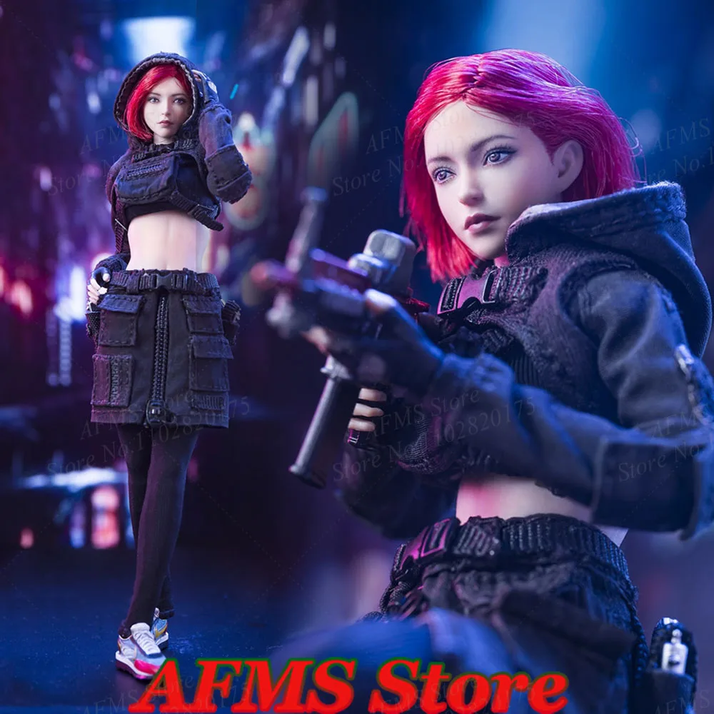 

VERYCOOL VCF-3006 1/12 Scale Collectible Figure Fighting Punk Girl Trickybaby 12 Rainbow 6" Women Soldier Action Figure Model