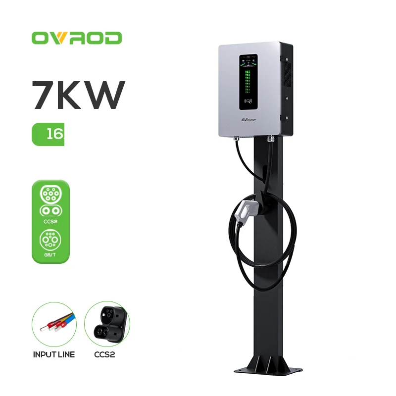 Ovrod 7Kw Gbt Ccs2 Ev Charger Station Level 3 Wallbox 20Kw 30Kw 40Kw Dc Ev Fast Charger